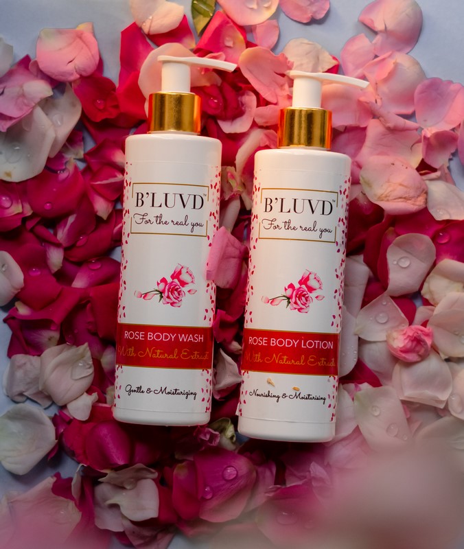 Rose Body Wash & Body Lotion - Image 3